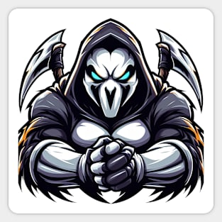 Panda reaper at the ready Sticker